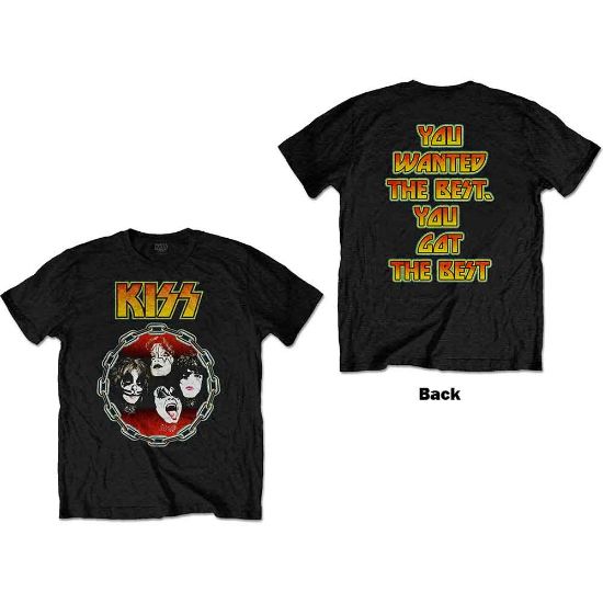 Picture of KISS Unisex T-Shirt: You Wanted The Best Back Print