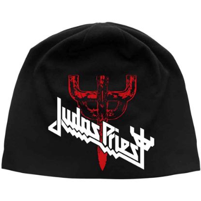 Picture of Judas Priest Unisex Beanie Hat: Logo & Fork