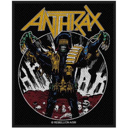 Picture of Anthrax Woven Patch: Judge Death (Standard)