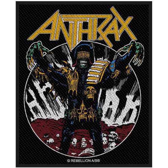 Picture of Anthrax Woven Patch: Judge Death (Standard)