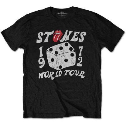 Picture of The Rolling Stones Unisex T-Shirt: Dice Tour '72 Eco-Friendly
