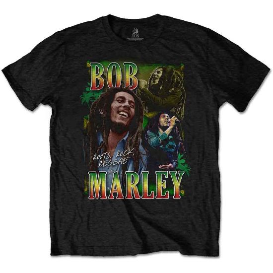 Picture of Bob Marley Unisex T-Shirt: Roots, Rock, Reggae Homage