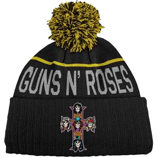 Picture of Guns N' Roses Unisex Bobble Beanie Hat: Cross