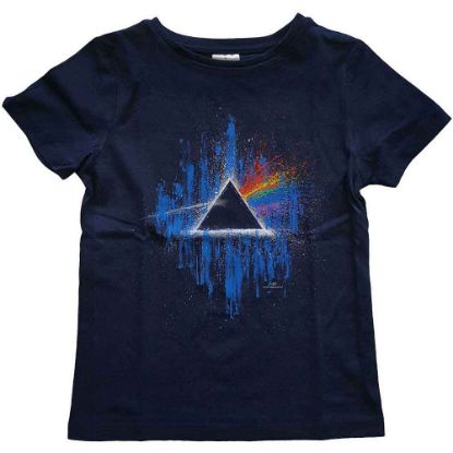 Picture of Pink Floyd Kids T-Shirt: Dark Side of the Moon Blue Splatter