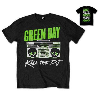 Picture of Green Day Unisex T-Shirt: Kill the DJ Back Print