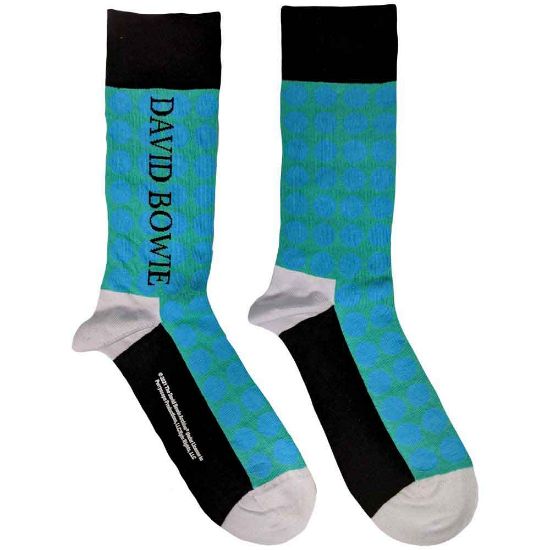 Picture of David Bowie Unisex Ankle Socks: Circles Pattern (UK Size 7 - 11)