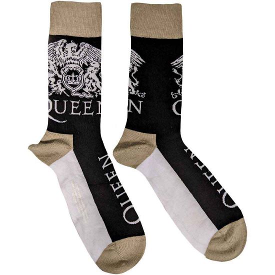 Picture of Queen Unisex Ankle Socks: Crest & Logo (UK Size 7 - 11)