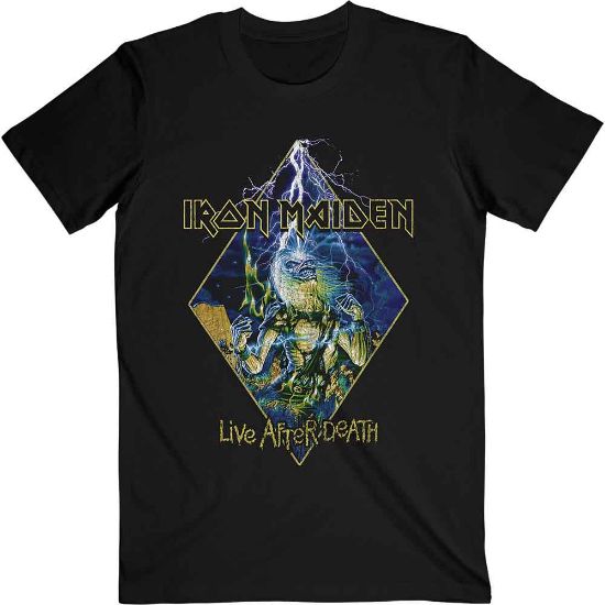 Picture of Iron Maiden Unisex T-Shirt: Live After Death Diamond