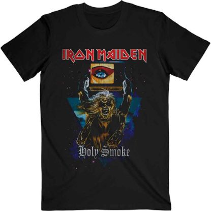 Picture of Iron Maiden Unisex T-Shirt: Holy Smoke Space Triangle
