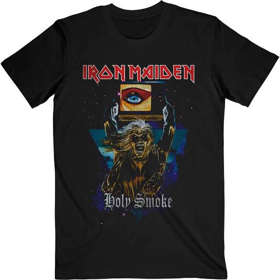 Picture of Iron Maiden Unisex T-Shirt: Holy Smoke Space Triangle
