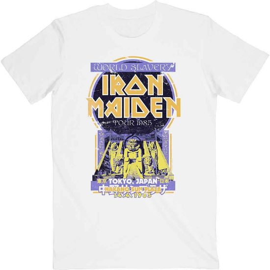 Picture of Iron Maiden Unisex T-Shirt: Powerslave Japan Flyer