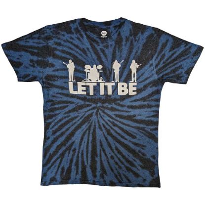Picture of The Beatles Unisex T-Shirt: Let It Be Silhouette Wash Collection