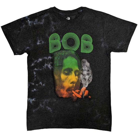Picture of Bob Marley Unisex T-Shirt: Smoke Gradient Wash Collection