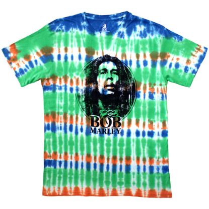 Picture of Bob Marley Unisex T-Shirt: Black & White Logo Wash Collection