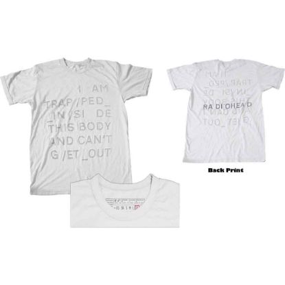 Picture of Radiohead Unisex T-Shirt: Trapped Back Print