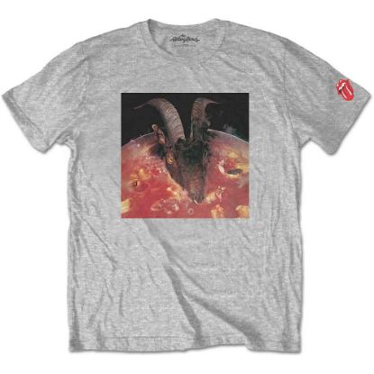 Picture of The Rolling Stones Unisex T-Shirt: Goats Head Soup Sleeve Print