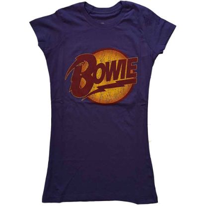 Picture of David Bowie Ladies T-Shirt: Vintage Diamond Dogs Logo