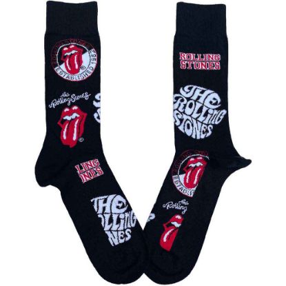 Picture of The Rolling Stones Unisex Ankle Socks: Logos (UK Size 7 - 11)