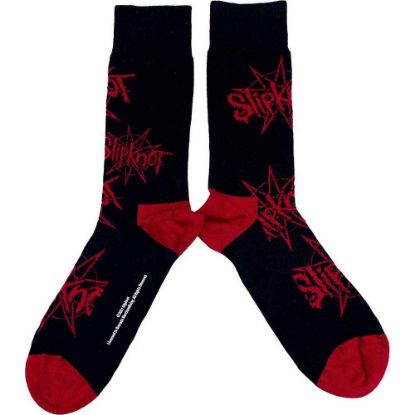 Picture of Slipknot Unisex Ankle Socks: Logo & Nonagram (UK Size 7 - 11)