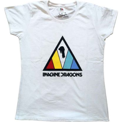 Picture of Imagine Dragons Ladies T-Shirt: Triangle Logo