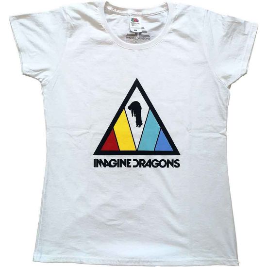 Picture of Imagine Dragons Ladies T-Shirt: Triangle Logo