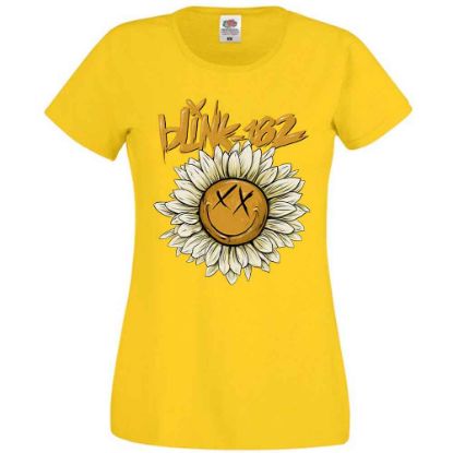 Picture of Blink-182 Ladies T-Shirt: Sunflower