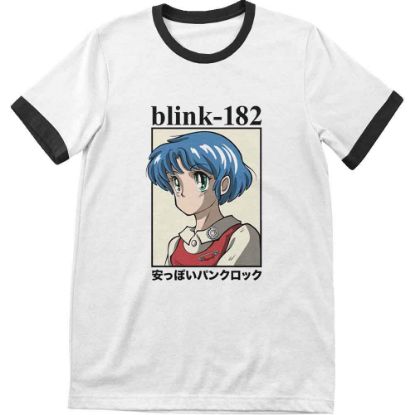 Picture of Blink-182 Unisex Ringer T-Shirt: Anime