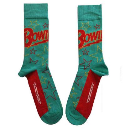 Picture of David Bowie Unisex Ankle Socks: Stars Outline (UK Size 7 - 11)