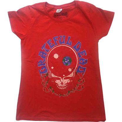 Picture of Grateful Dead Ladies T-Shirt: Space Your Face & Logo