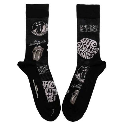 Picture of The Rolling Stones Unisex Ankle Socks: Mono Logos (UK Size 7 - 11)