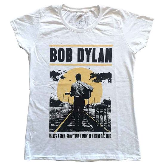 Picture of Bob Dylan Ladies T-Shirt: Slow Train