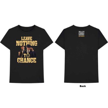 Picture of Peaky Blinders Unisex T-Shirt: Leave Nothing To Chance Back Print