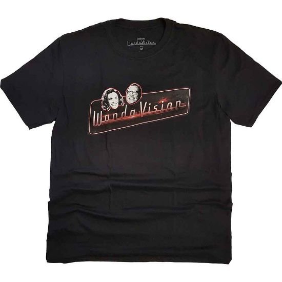 Picture of Marvel Comics Unisex T-Shirt: WandaVision Red Logo