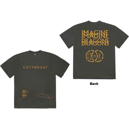 Picture of Imagine Dragons Unisex T-Shirt: Cutthroat Symbols Back Print