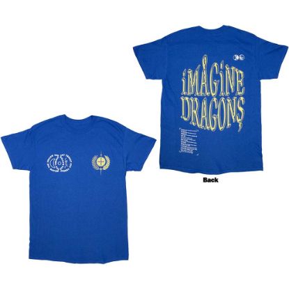 Picture of Imagine Dragons Unisex T-Shirt: Lyrics Back Print