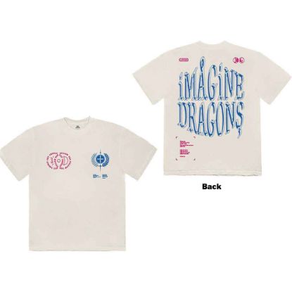 Picture of Imagine Dragons Unisex T-Shirt: Lyrics Back Print