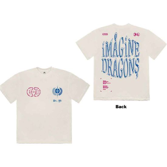 Picture of Imagine Dragons Unisex T-Shirt: Lyrics Back Print