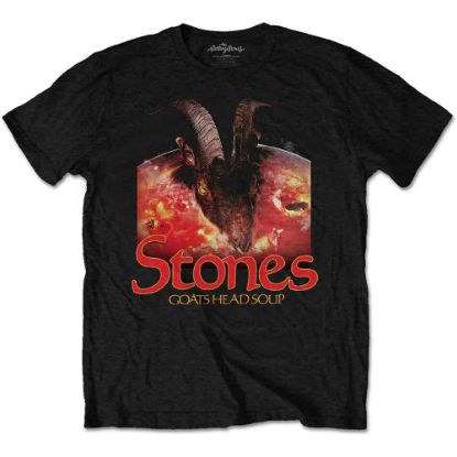 Picture of The Rolling Stones Unisex T-Shirt: Goats Head Soup with Logo