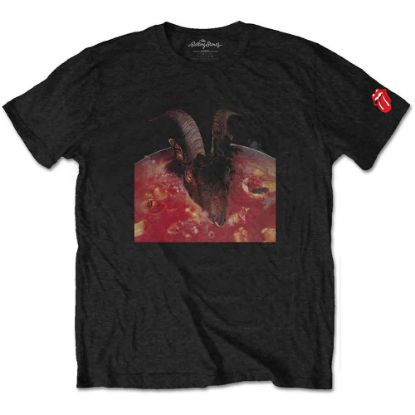 Picture of The Rolling Stones Unisex T-Shirt: Goats Head Soup Sleeve Print