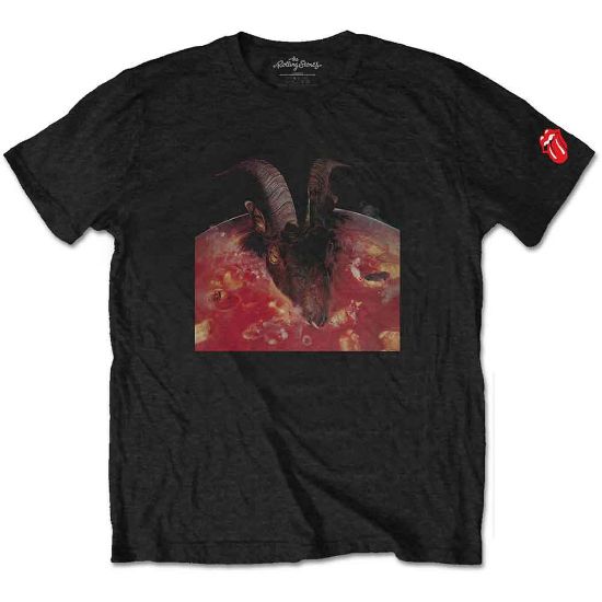 Picture of The Rolling Stones Unisex T-Shirt: Goats Head Soup Sleeve Print