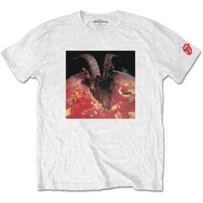Picture of The Rolling Stones Unisex T-Shirt: Goats Head Soup Sleeve Print