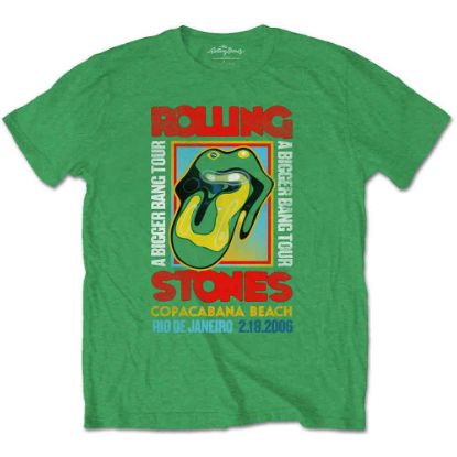 Picture of The Rolling Stones Unisex T-Shirt: Copacabana Green