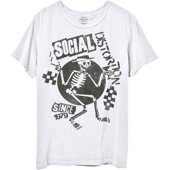 Picture of Social Distortion Unisex T-Shirt: Speakeasy Checkerboard