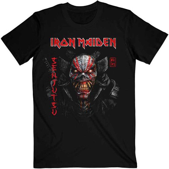 Picture of Iron Maiden Unisex T-Shirt: Senjutsu Black Cover Vertical Logo