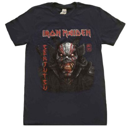 Picture of Iron Maiden Unisex T-Shirt: Senjutsu Back Cover Vertical Logo