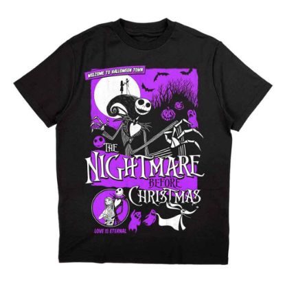 Picture of The Nightmare Before Christmas Unisex T-Shirt: Welcome To Halloween Town