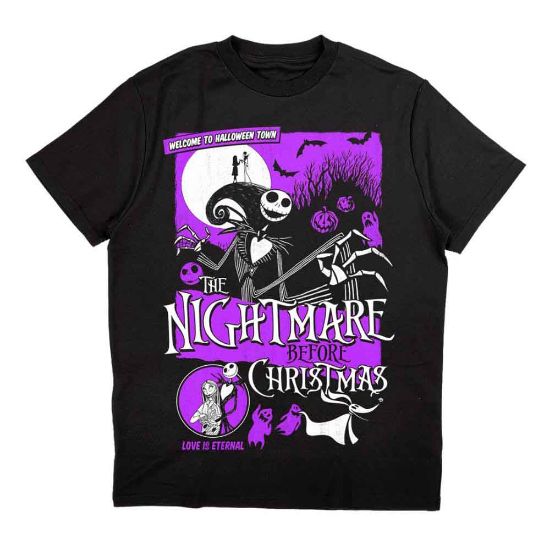 Picture of The Nightmare Before Christmas Unisex T-Shirt: Welcome To Halloween Town