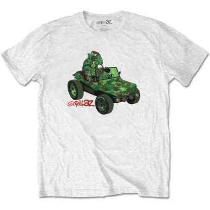 Picture of Gorillaz Unisex T-Shirt: Green Jeep