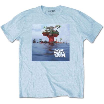 Picture of Gorillaz Unisex T-Shirt: Plastic Beach