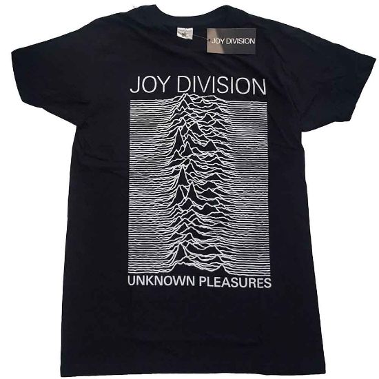 Picture of Joy Division Unisex T-Shirt: Unknown Pleasures White On Black